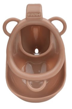 Cage de Chasteté avec Harnais Sislab 5.5 x 3.5cm Marron