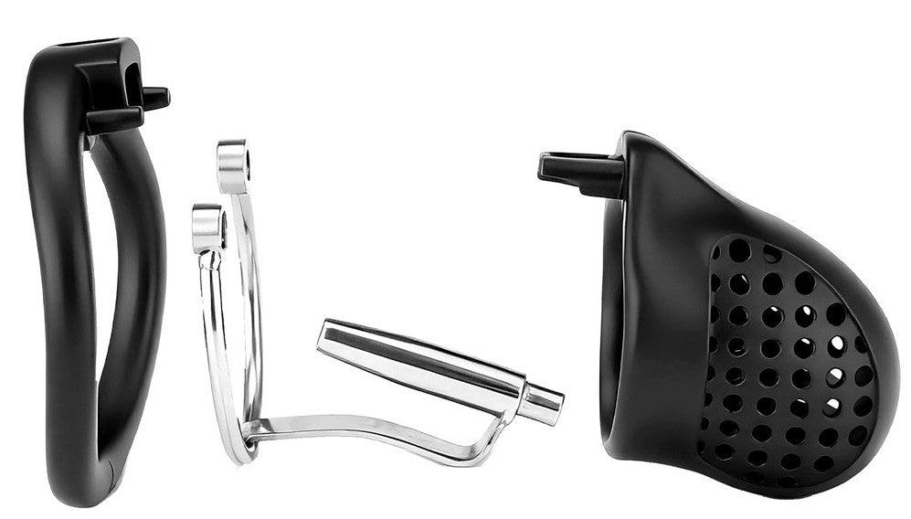 Cage de chasteté avec Plug urètre Rodendick 7 x 3.5cm