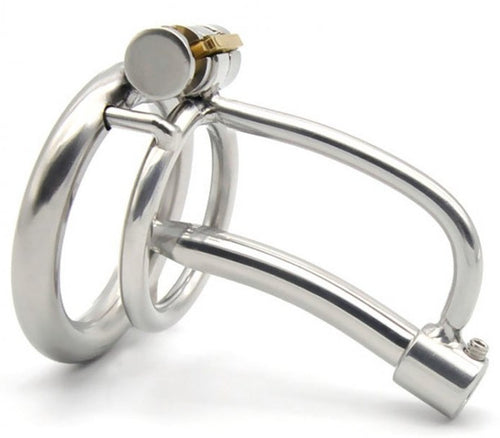 Cage de chasteté avec Tige Urètre 5cm - Diamètre 8mm