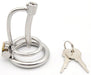 Cage de chasteté avec Tige Urètre 5cm - Diamètre 8mm