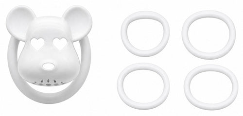 Cage de chasteté Bear Lock 5 x 3.1 cm Blanche