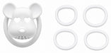 Cage de chasteté Bear Lock 5 x 3.1 cm Blanche