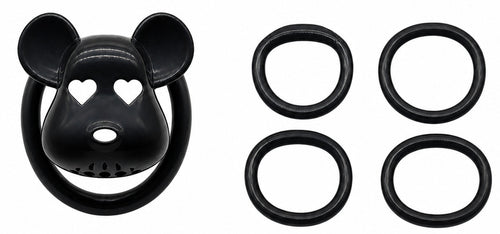 Cage de chasteté Bear Lock 5 x 3.1 cm Noire