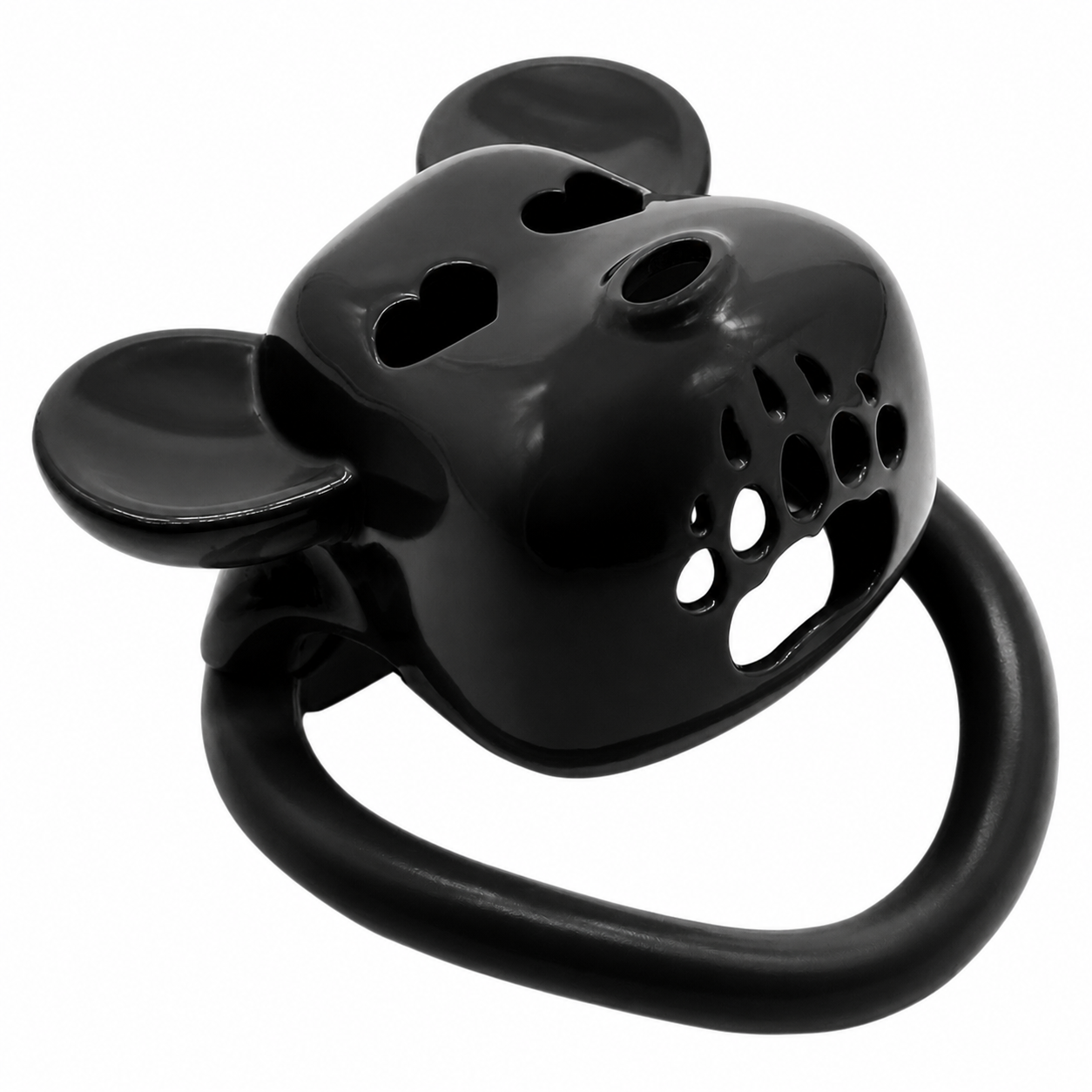 Cage de chasteté Bear Lock 5 x 3.1 cm Noire