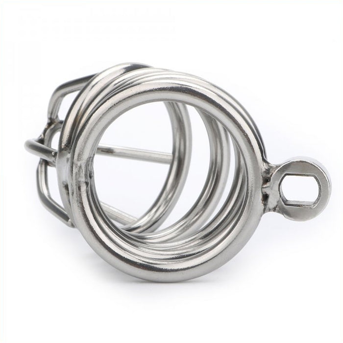 Cage de chasteté Birdy métal 8 x 3.5 cm