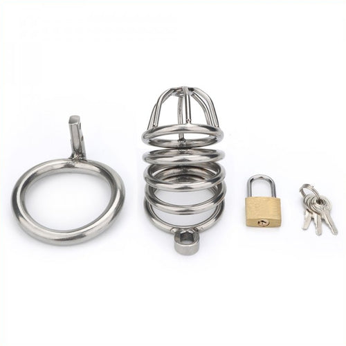 Cage de chasteté Birdy métal 8 x 3.5 cm