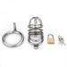 Cage de chasteté Birdy métal 8 x 3.5 cm