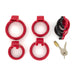 Cage de chasteté Cock Cuff 7.5 x 3 cm Rouge-Noir