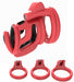 Cage de chasteté Cock Cuff 7.5 x 3 cm Rouge-Noir
