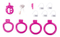 Cage de chasteté courte LYFY 4 x 3.3cm Rose