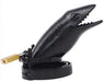 Cage de chasteté Crocodile 10 x 3.5cm Noire