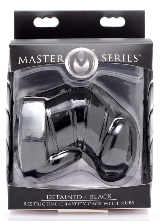 Cage de chasteté Detained 7cm Noire