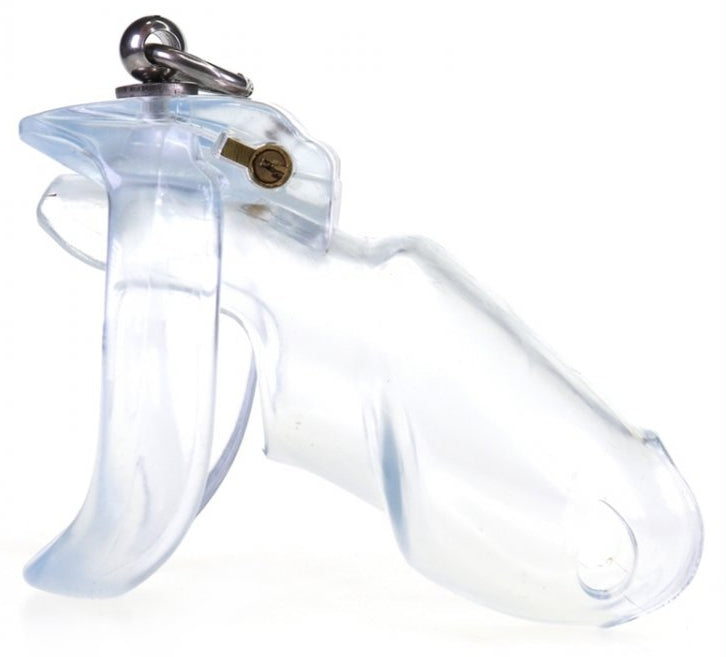 Cage de chasteté Dick Off 10 x 3cm Transparent