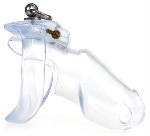 Cage de chasteté Dick Off 10 x 3cm Transparent