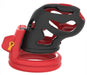 Cage de chasteté Dinoz 6.5 x 3cm Noir-Rouge