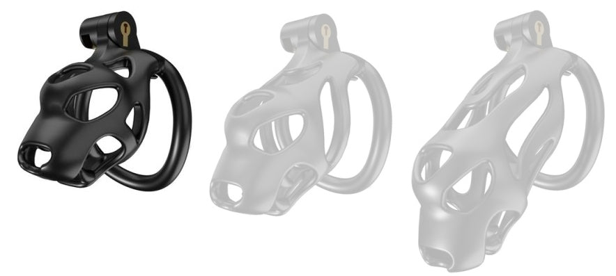 Cage de chasteté Dog S 7 x 3.7 cm Noire
