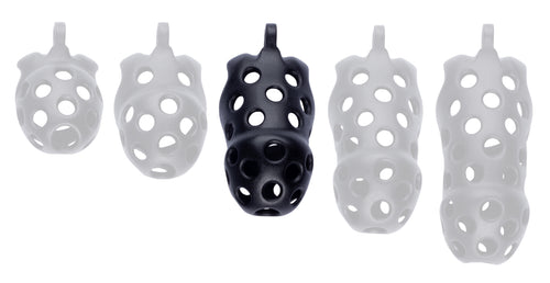 Cage de chasteté Dotty L 9.5 x 3.9cm Noire