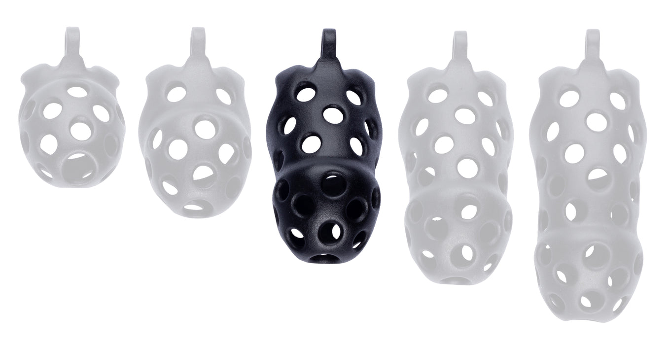 Cage de chasteté Dotty L 9.5 x 3.9cm Noire