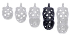 Cage de chasteté Dotty XL 10 x 4cm Noire