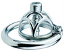 Cage de chasteté en métal avec Plug d'urètre Hexy 3 x 3.3cm