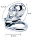 Cage de chasteté en métal Bekar 6.5 x 3.2cm
