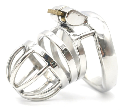 Cage de chasteté en métal Benty 7.5 x 3.3cm