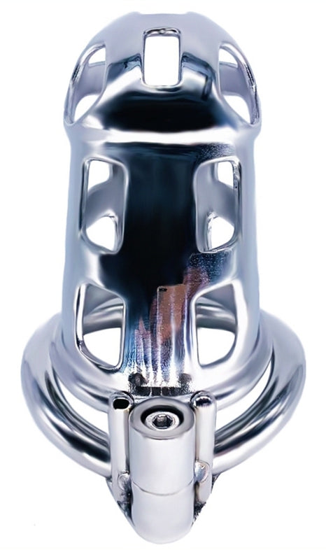 Cage de chasteté en métal Cobra Steel 10 x 3.7cm
