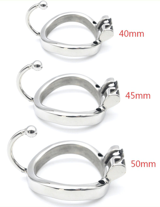 Cage de chasteté en métal Hooky 7.5 x 3.3cm