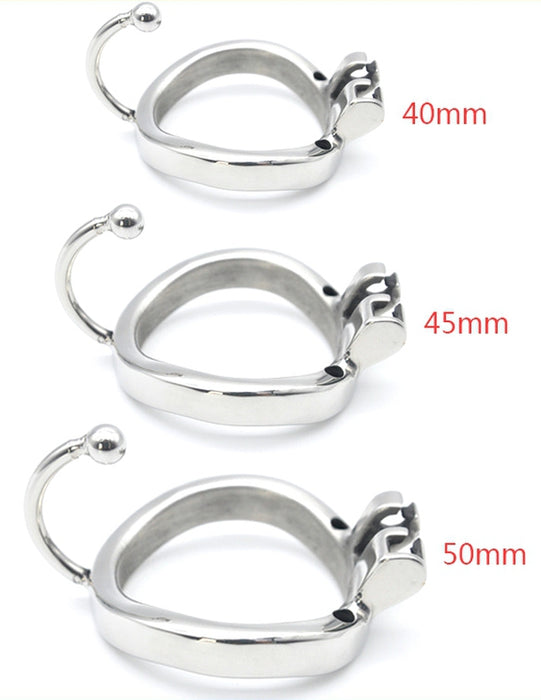 Cage de chasteté en métal Hooky 7.5 x 3.3cm