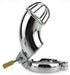 Cage de chasteté en métal LANCELOT 10 x 3.5cm
