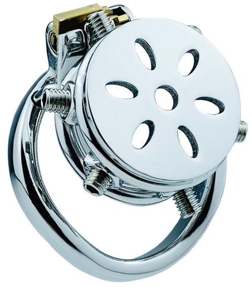 Cage de chasteté en métal Little Pics 3.5 x 3.2cm