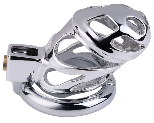 Cage de chasteté en métal Lock Love 9 x 3.5cm