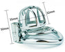 Cage de chasteté en métal Trig Cage 4 x 3.5cm