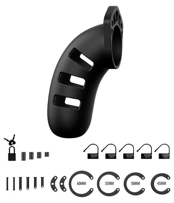 Cage de chasteté en silicone ManCage Modèle 21 - 11.5 x 3.5cm