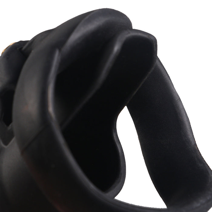 Cage de Chasteté Flexty M 10.5 x 3.5cm Noire
