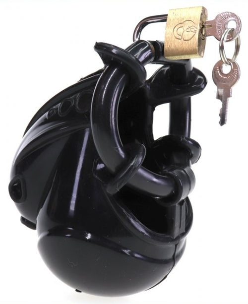 Cage de chasteté Full Egg 7.7 x 2.8cm Noire