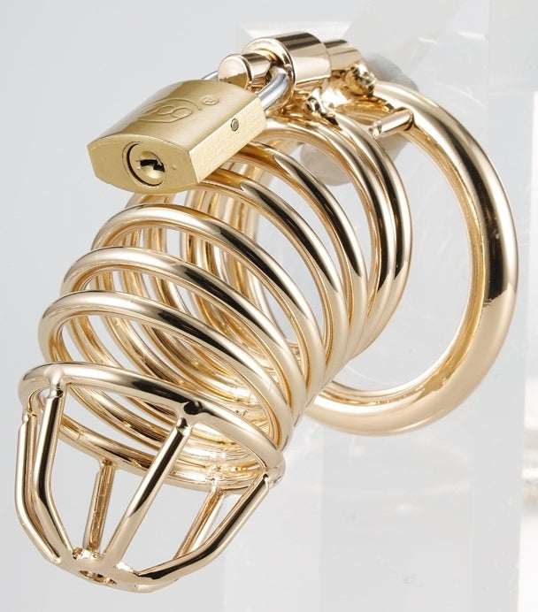 Cage de Chasteté Golden Bird 9 x 3.5cm