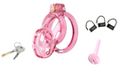 Cage de Chasteté Lock Cobra L 8.5 x 4cm Rose