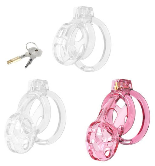 Cage de Chasteté Lock Cobra L 8.5 x 4cm Rose