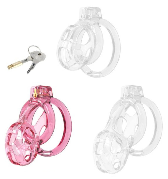 Cage de Chasteté Lock Cobra M 7 x 3.8cm Rose