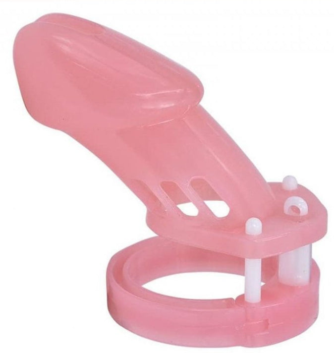 Cage de chasteté Locky 8 x 3.3 cm Rose