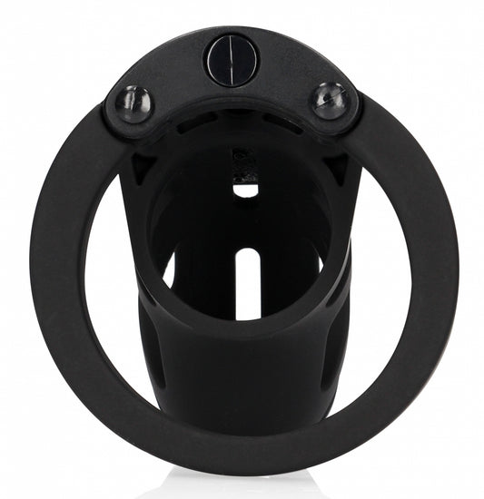 Cage de chasteté ManCage Modèle 23 - 6.5 x 3.5cm Noire