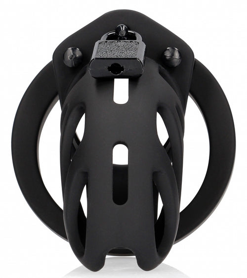 Cage de chasteté ManCage Modèle 24 - 9 x 3.5cm Noire