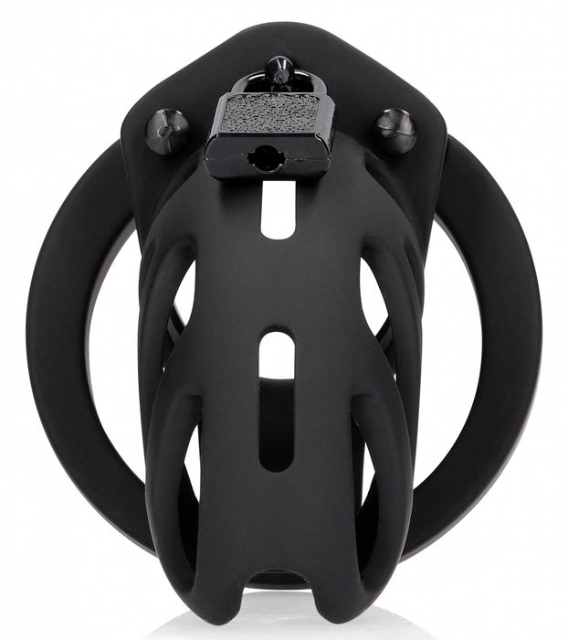 Cage de chasteté ManCage Modèle 24 - 9 x 3.5cm Noire