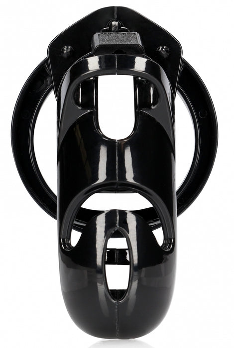 Cage de chasteté ManCage Modèle 26 - 11.5 x 3.5 cm Noire