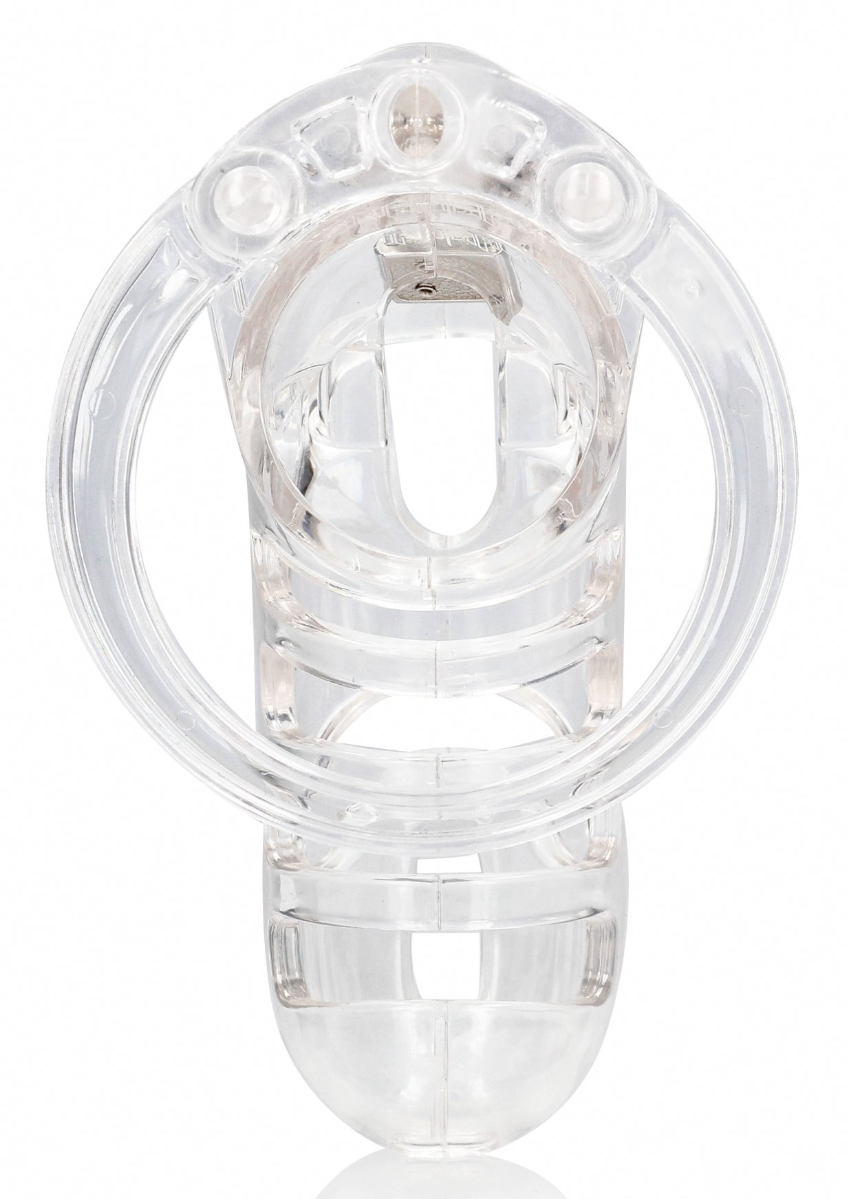 Cage de chasteté ManCage Modèle 26 - 11.5 x 3.5 cm Transparente