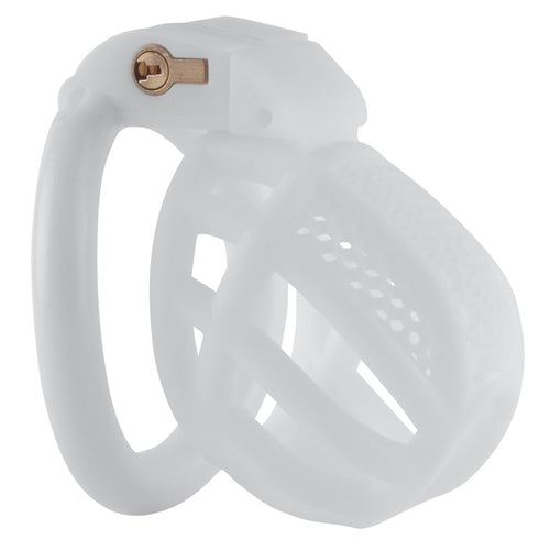 Cage de chasteté Netia Blanche S 6 x 3.1cm