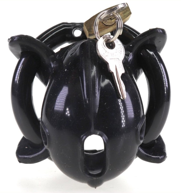 Cage de chasteté Nub Soft 6 x 2cm Noire