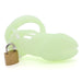 Cage de chasteté phosphorescente Phoscock M 10.5 x 2.7cm