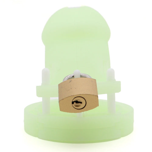 Cage de chasteté phosphorescente Phoscock M 10.5 x 2.7cm
